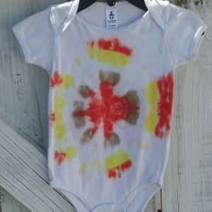 Baby Tie Dye One Piece 6 - 12 mos American Apparel